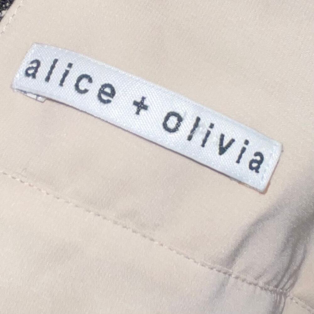 Alice + Olivia Lace Olive Tiered Mini Dress - Picture 8 of 11